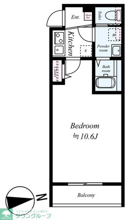 GRADUS拝島の物件間取画像